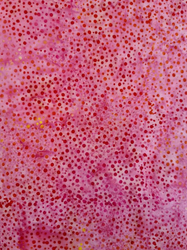 Rosa Bali Patchworkstof,3019-057 fra Hoffman Fabrics.