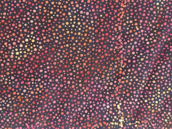 Sort Bali Patchworkstof, 3019-202 fra Hoffman Fabrics.